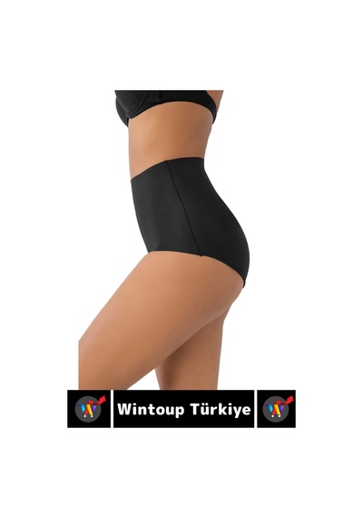 İz İç Göstermez Kaymaz Sıkılaştırıcı Toparlayıcı Vücut Şekillendirici Lazer Kesim Slip Korse Siyah