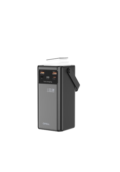 Pl-f23 50.000 Mah. 22.5w Turbo Şarj Powerbank Led Işıklı Siyah