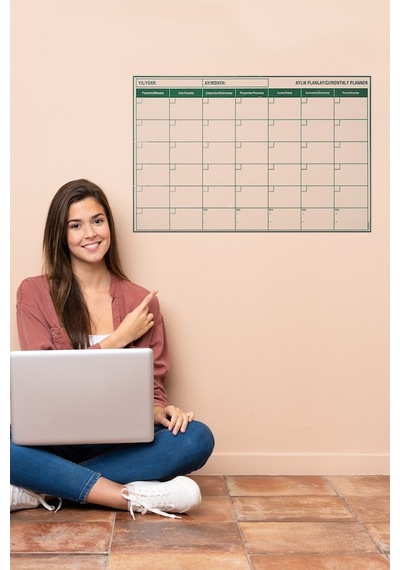 Planlayıcı Akıllı Kağıt Planner Sticker 2021 Kağıt Tahta Yazı Tah (527105143)