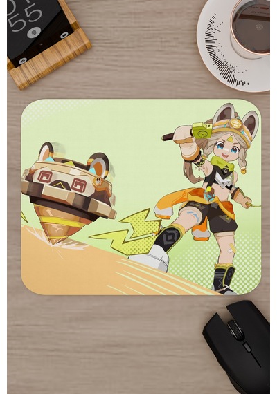 Kachina Genshin Impact Anime Oyuncu V4 - 22x18 Gaming Mouse Pad Fare Altlığı