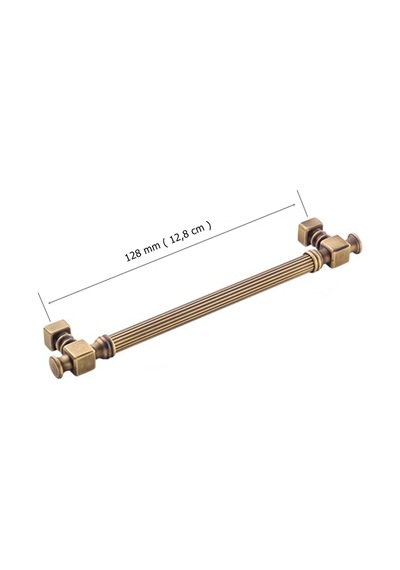 Doğanlar Al-344 128 Mm Mobilya Kulp Olifka Antik Sarı