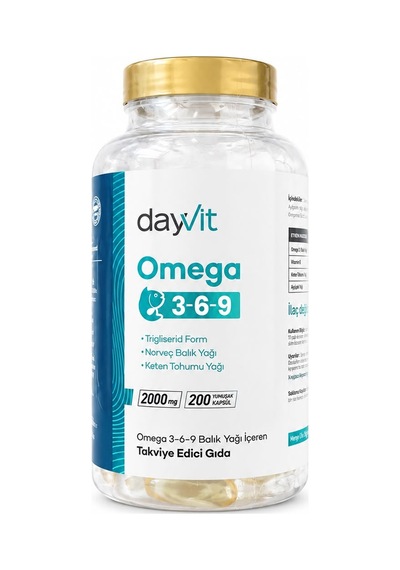 Dayvit Omega 3-6-9 200 Kapsül