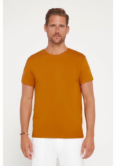 Tudors Erkek Slim Fit Dar Kesim Pamuklu Yumuşak Doku Likralı Esnek Kumaş Basic Taba Bisiklet Yaka Tişört-31442 Çok Renkli Tudors Erkek Slim Fit Dar Kesim Pamuklu Yumuşak Doku Likralı Esnek Kumaş Basic Taba Bisiklet Yaka Tişört-31442 Çok Renkli