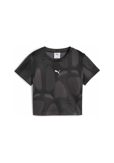 Puma Dare To Kadın Baskılı Baby Tişört 632145 01 Siyah