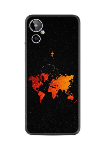 General Mobile Gm 23 Se Kılıf Silikon Desen Özel Seri İz Bırakan Uçak 1778