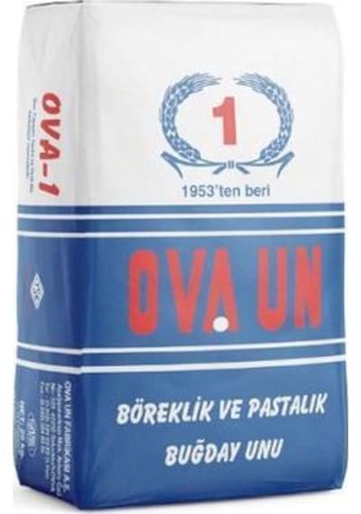 Ova 1 Böreklik Ve Pastalık Buğday Unu 10 Kg