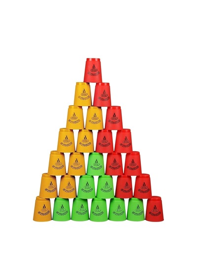 Hediyecik Cup Stacks Hızlı Bardaklar Bardak Oyunu Mavi 12 Adet