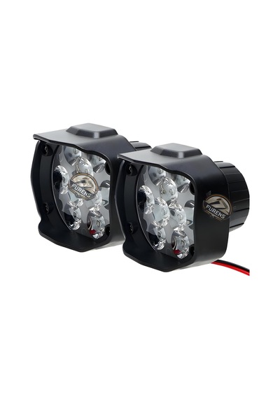 9 Led Motosiklet Farları Parlak Beyaz Işık 15000 Lümen Led Scooter Spot Işığı Motosiklet Sis Lambası 2 Adet