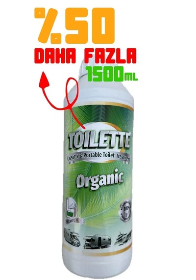 Toilette Kasetli Ve Portatif Tuvalet Atık Parçalayıcı Koku  1500 ML