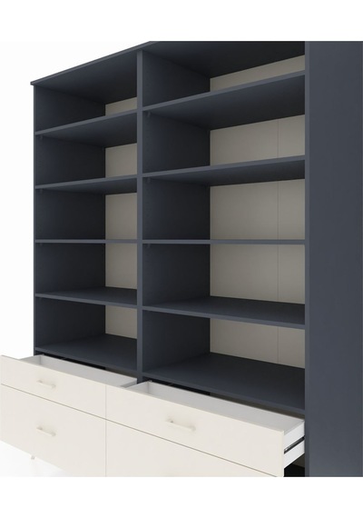 Kronos Gardrop 10 Raflı 4 Çekmeceli 4 Kapaklı 176x59x221 Antrasit-antrasit/aytaşı Antrasit/aytaşı Kronos Gardrop 10 Raflı 4 Çekmeceli 4 Kapaklı 176x59x221 Antrasit-antrasit/aytaşı Antrasit/aytaşı
