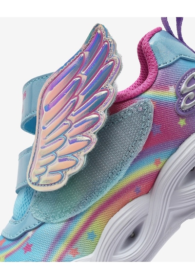 Skechers Twisty Glow Küçük Kız Çocuk Mavi Spor Ayakkabı 303718n Tqmt Mavi