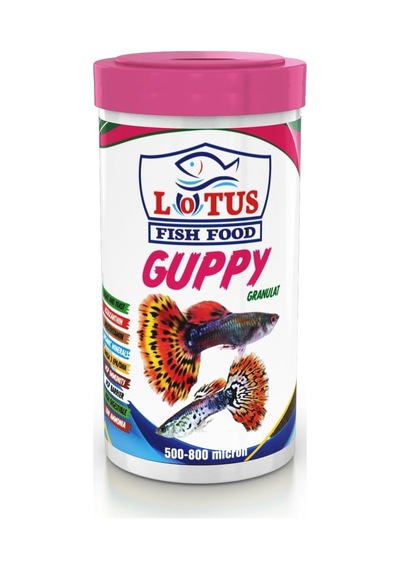 Guppy 250 Ml + Tropical 250 Ml Balık Yemi