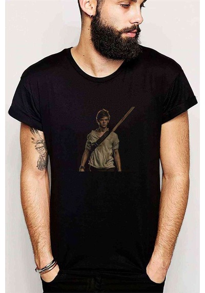 The Maze Runner Newt Baskılı Siyah Erkek Tshirt