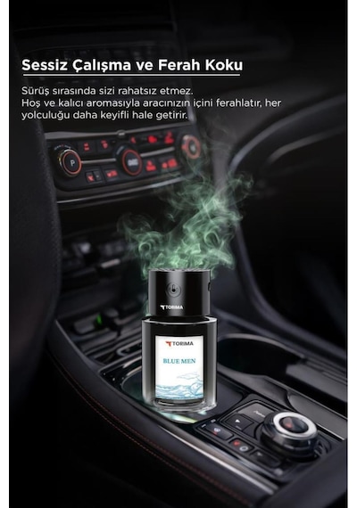 Torima Tcf-03 Araç İçi Hava Nemlendirici & Hareket Algılamalı Koku Makinesi Blue Men Dragon Esansı 120ml Aromaterapi Difüzör Araç Kokusu Torima Tcf-03 Araç İçi Hava Nemlendirici & Hareket Algılamalı Koku Makinesi Blue Men Dragon Esansı 120ml Aromaterapi Difüzör Araç Kokusu