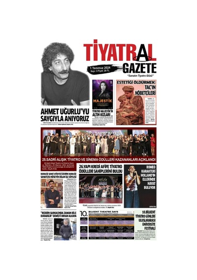 Tiyatral Gazete 3. Sayı Temmuz 2024