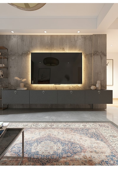 Resital Tv Ünitesi S2448-4 Antrasit Antrasit