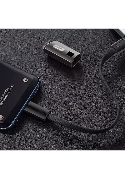 Go-des Gd-uc683 Type-c To Type-c Hızlı Şarj Özellikli Anahtarlık Data Ve Şarj Kablosu 60w Siyah Siyah
