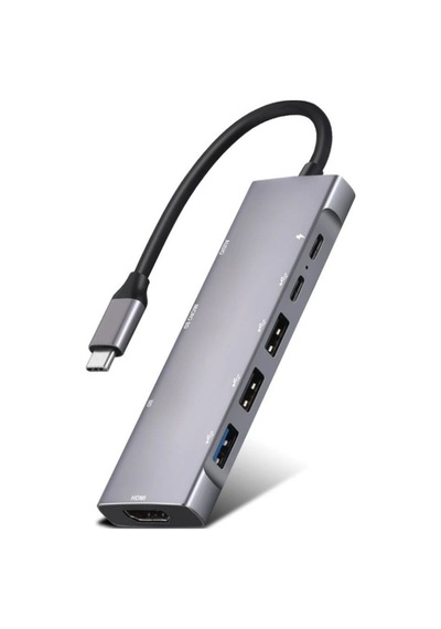 9in1 Apple Uyumlu MacBook Matebook Usb 3.0 Kart Okuyucu Hdmi 4k 30hz Type-c Çevirici