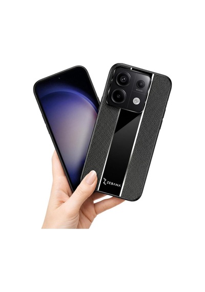 Xiaomi Redmi Note 13 Pro 5g  Kılıf Premium Deri Kılıf Siyah