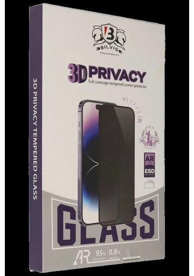 Apple, Uyumlu iPhone 17 Air Bilvis 3d Hayalet Cam Ekran Koruyucu