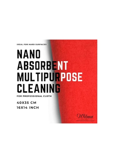 Wilma Secret Nano Mikrofibre Bez 6 Adet 35x40cm - Temizlik Bezi, Ekran Bezi, Lcd Bezi, Nano Mikrofiber Bez Şeffaf