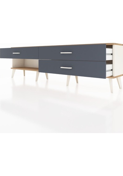 Arges Tv Ünitesi 3 Çekmeceli 176x30x51 Aytaşı-çam/antrasit Atlas Çam/antrasıt Arges Tv Ünitesi 3 Çekmeceli 176x30x51 Aytaşı-çam/antrasit Atlas Çam/antrasıt
