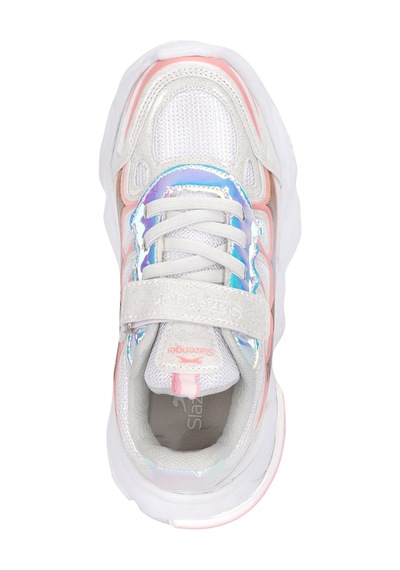 Slazenger Kafka P Kız Çocuk Cırt Cırtlı Beyaz / Pembe Günlük Spor Ayakkabısı Beyaz - Pembe
