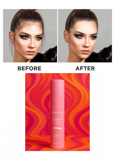 Luxallur Kaş Şekillendirici & Sabitleyici Ve Besleyici Maskara Brow Wax Şeffaf