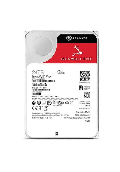Seagate IronWolf Pro ST24000NT002 24 TB 3.5" SATA 3 Hard Disk