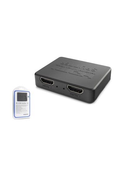 Hdmi Splitter 4k 1 In 2 Out + Usb Güç Kablosu - Siyah Hdx1371