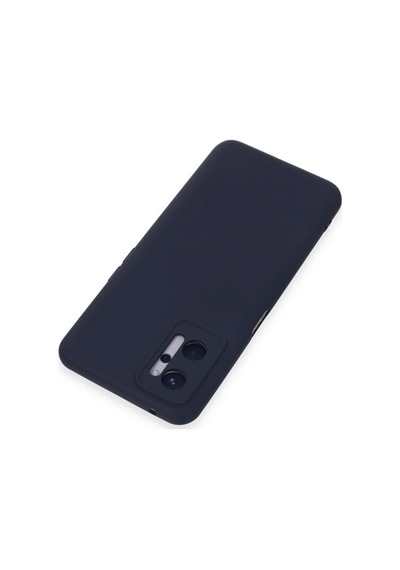 Realme 9i 4g Kılıf Nano İçi Kadife Silikon - Lacivert 0.2M-Çok Renkli