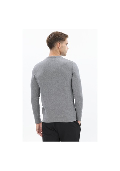Erkek Düz Soft Touch Kazak 2522201101.coroyr Gri