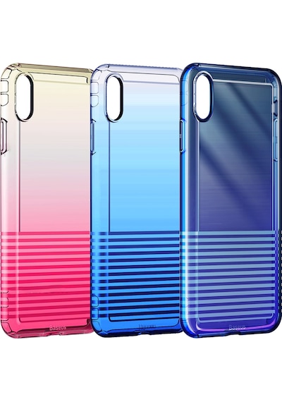 Baseus Colorful Airbag Series Apple Uyumlu iPhone XR Kılıf WIAPIPH61-XC