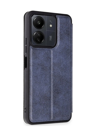 Redmi 13c Kılıf Flip Cover - Lacivert Bz8683140759285