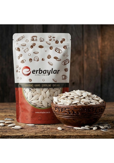 Erbaylar Kabak Çekirdeği Salamura - 1 Kg