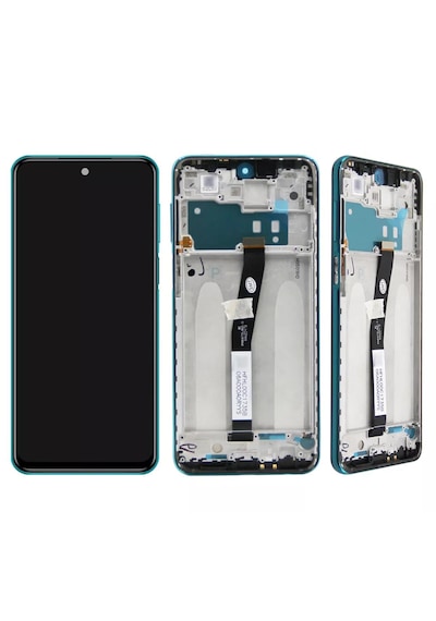 Xiaomi Redmi Note 9 Pro Lcd Ekran Dokunmatik Kasalı Yeşil