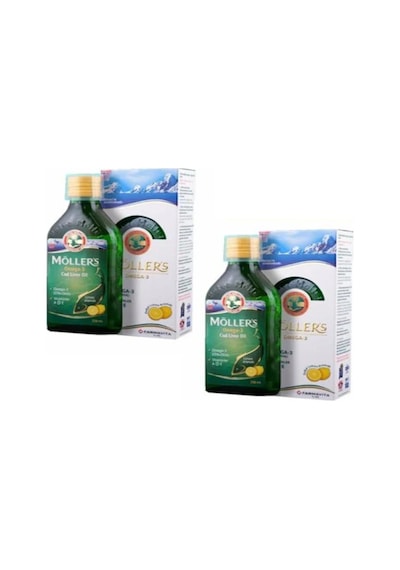 Moller'S Möller'S Limon Aromalı Balık Yağı Şurup 250Ml 2 Adet