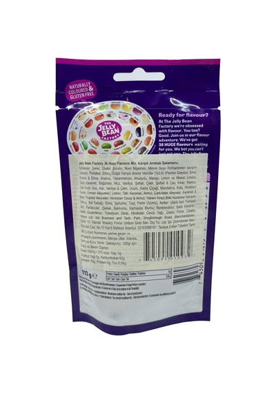 The Jelly Bean Factory 36 Huge Flavours Mix Karışık Aromalı Şekerleme 113 G
