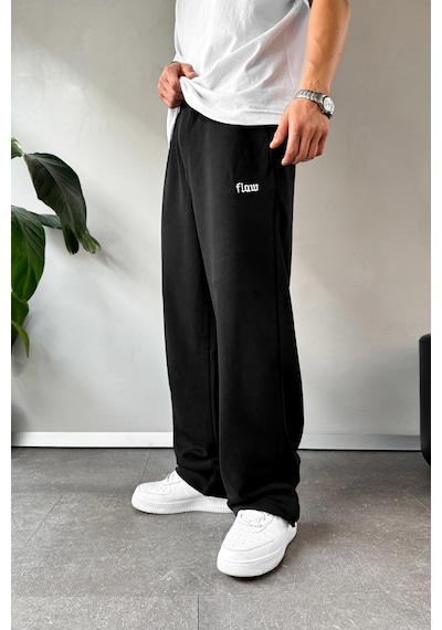Flaw Atelier Baggy Eşofman Altı Siyah Siyah