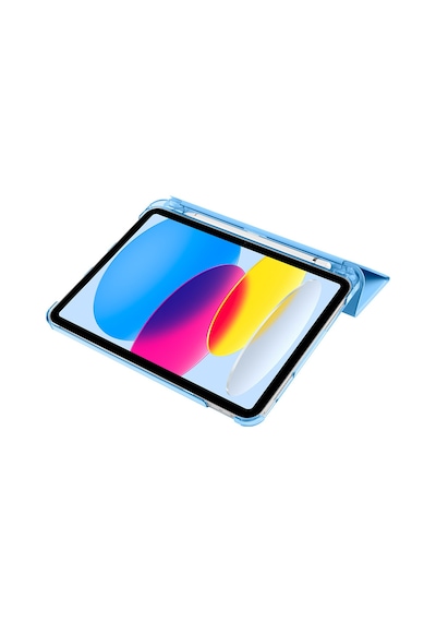 Apple Uyumlu iPad, A16 11.nesil 2025 Smart Folio Cover Akıllı Uyku Modlu Pu Deri Standlı Tablet Kılıfı Kapaklı Kılıf