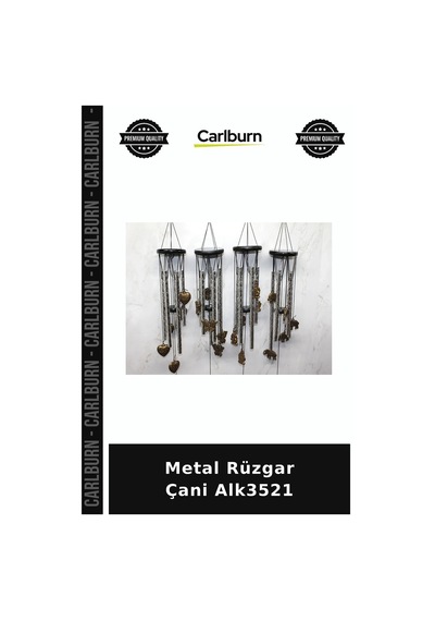 Özel Üretim Bahçe Dekor Balkon Aksesuar Sesli Obje Hediye Metal Rüzgar Çani Alk3521
