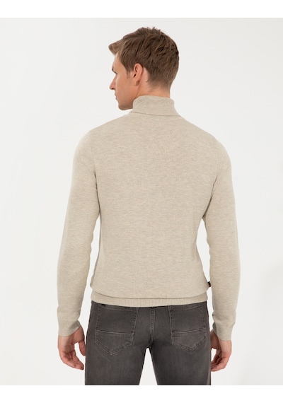 Pierre Cardin Erkek Kum Melanj Kazak /triko 50257158-vr123 Kum Melanj