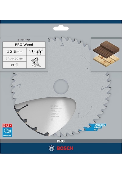 Professional Accessories Daire Testere Bıçağı, Gri, Sk5 Çelik, 1 Adet