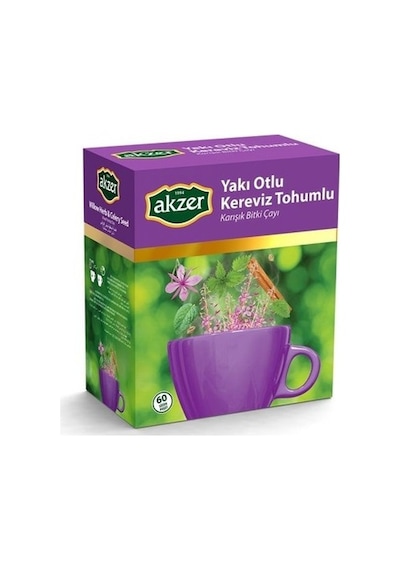 Akzer Yakıotlu Kereviz Tohumu Bitki Çayı 90gr