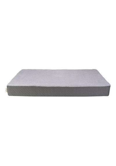 Pet Comfort Lima Ortopedik Köpek Yatağı Gri Peluş L 110x75x12cm