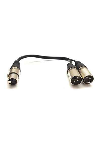 Yka Xlr Y Kablo 1 Dişi-2 Erkek