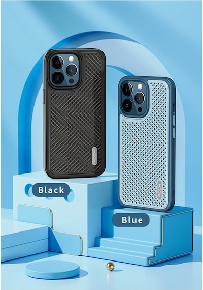Rock Apple Uyumlu iPhone 14 Plus Graphene Serisi Isı Dağılımlı Kılıf Siyah Siyah