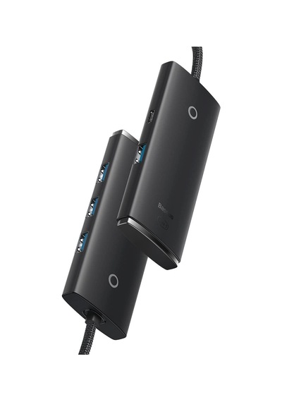 Lite 4in1 Multifonksiyonel Type-c Hub Dock Station Siyah