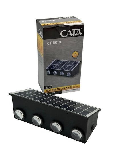 Cata 20w Kablosuz Solar Led Aplik Dış Mekan Günışığı Gün Işığı