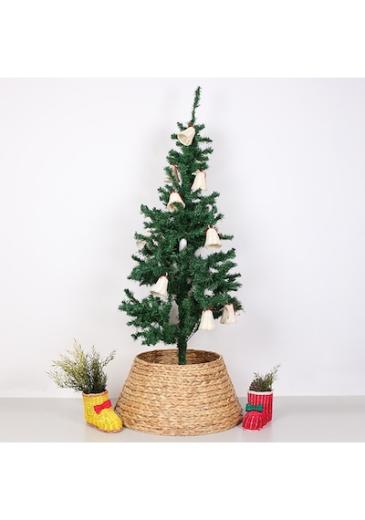 Yılbaşı Ağacı Eteği 55x36x26 Cm Doğal Su Sümbülü